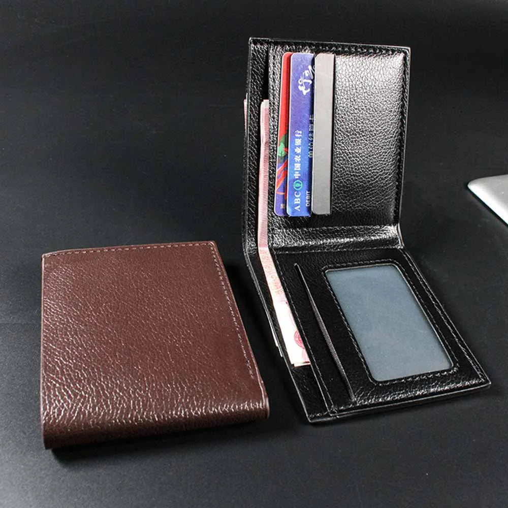 Men’s PU Leather Slim Wallet