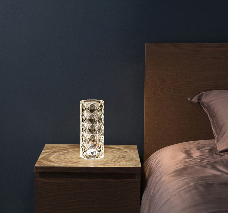 crystal bedroom lamps