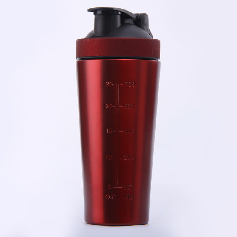 Stainless Steel Bottle Protein Shaker Sports Water Cup