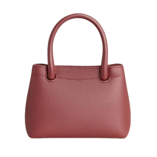 Hometrixy Classic Burgundy Leather Handbag