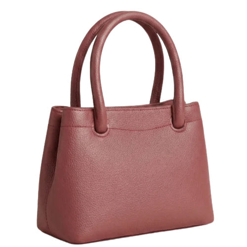 Hometrixy Classic Burgundy Leather Handbag - view 2