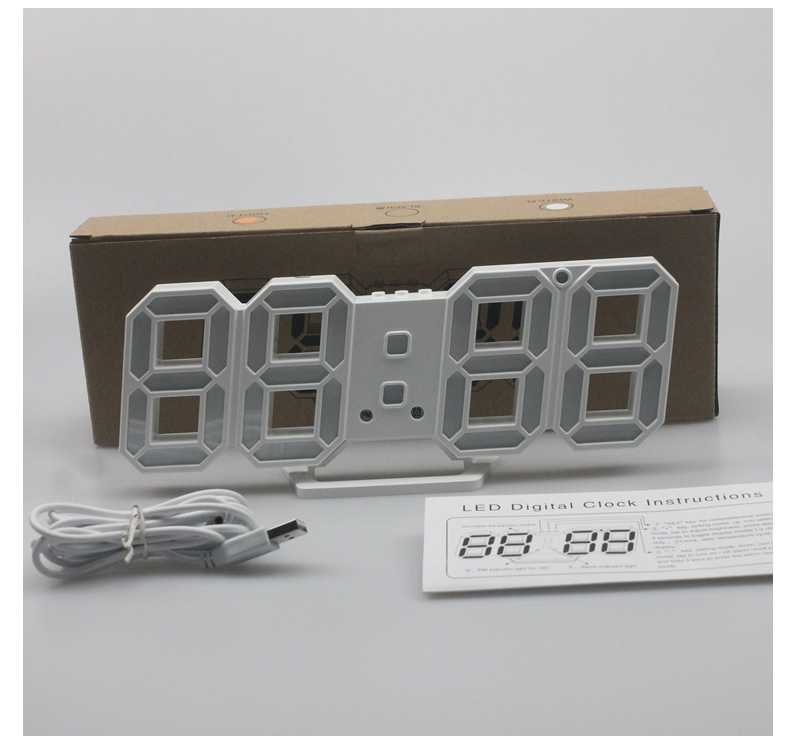 Modern Digital Wall Clock