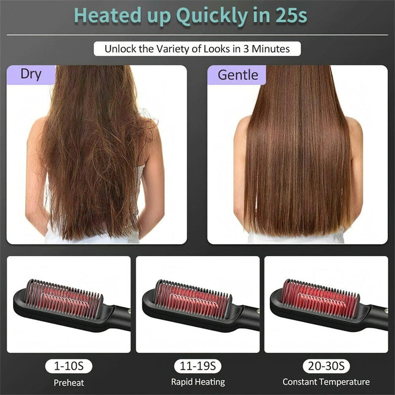 hair straightening brush