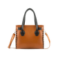 Hometrixy Two-Tone Leather Tote Bag - view 3