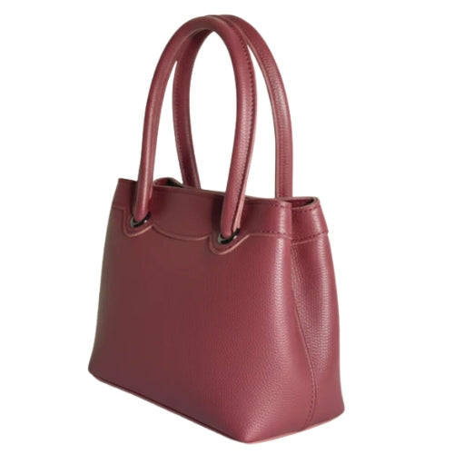 Hometrixy Classic Burgundy Leather Handbag - view 3