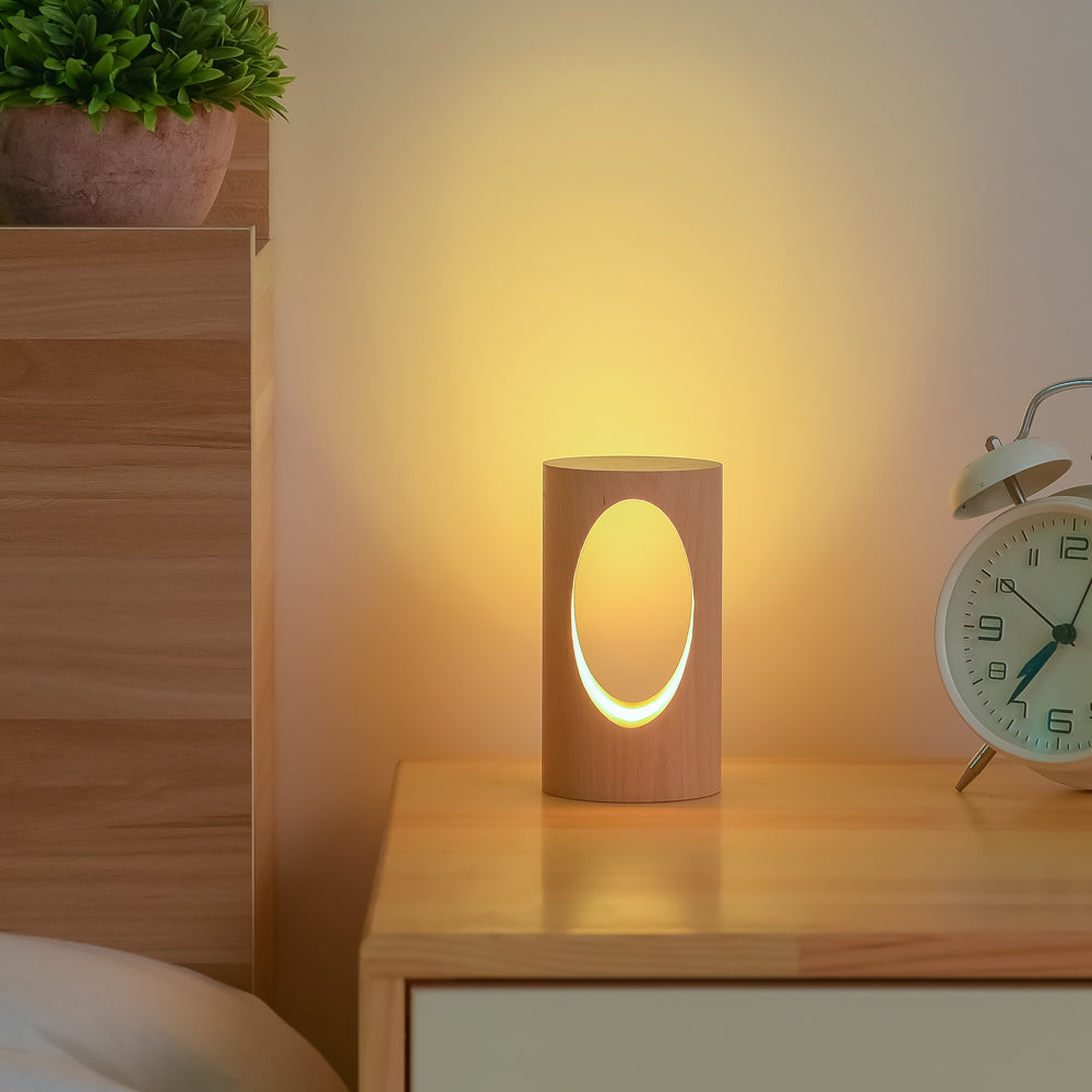 led lamp wood