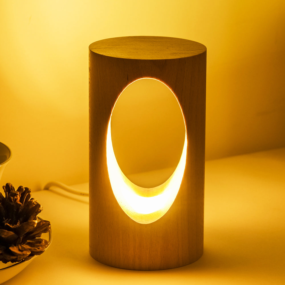 led lamp wood