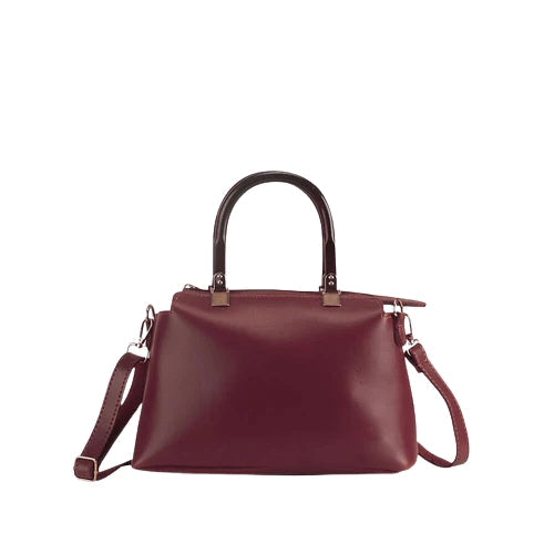 Hometrixy Bordeaux Grace Structured Handbag