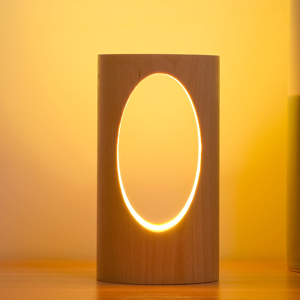 led lamp wood