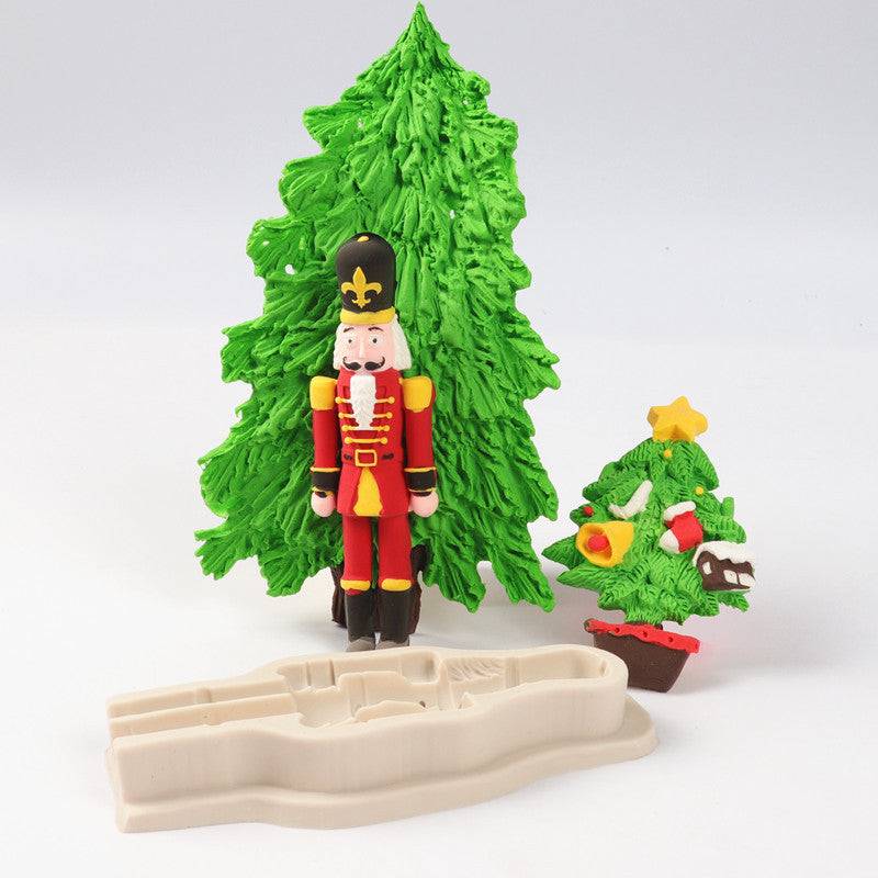 Christmas Guard Fondant Cake Chocolate Mould