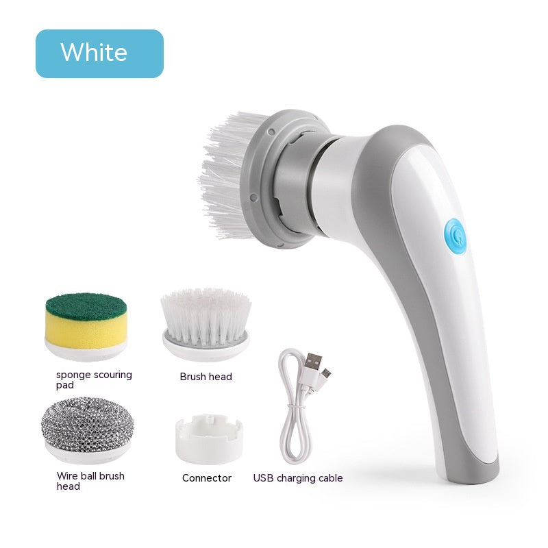 4-in-1 Electric Scrubber Cordless Handheld Cleaning Brush