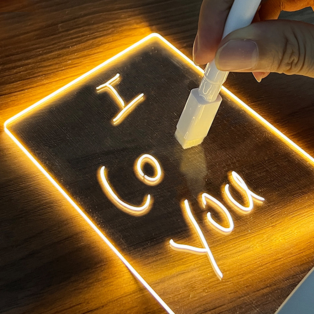 Creative LED Message Board Night Light - Perfect Gift!