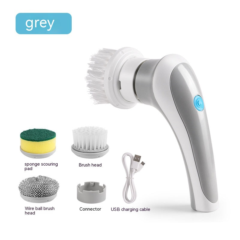 4-in-1 Electric Scrubber Cordless Handheld Cleaning Brush