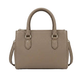 Classic Gray Elegant Satchel Bag