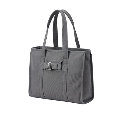 Gray Carry Satchel Bag