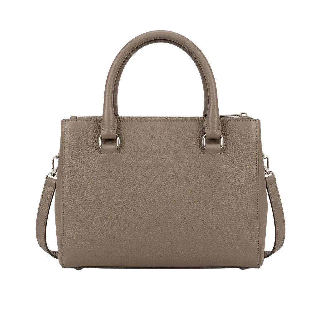 Classic Gray Elegant Satchel Bag - view 3