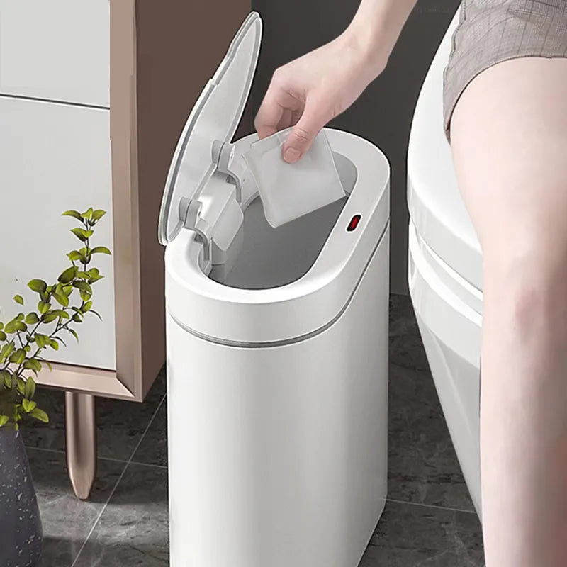 Automatic Bathroom Trash Can eco-friendly -Hometrixy