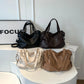 Large Capacity Leather Shoulder Tote Bag