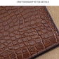 PU Leather Crocodile Pattern Wallet for Men – Multi-Card Holder