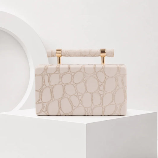 Rose Shape PU Evening Clutch Bag