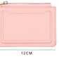 Men's PU Leather Zipper Card Holder Wallet