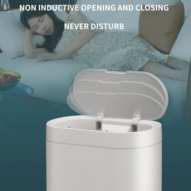 Automatic Bathroom Trash Can eco-friendly -Hometrixy