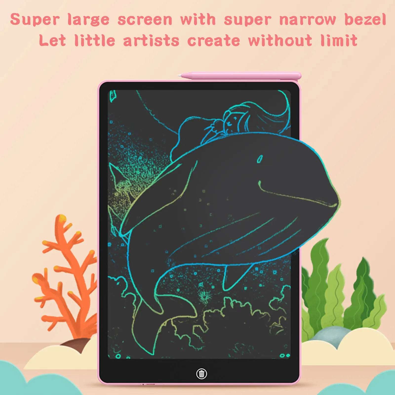 LCD Drawing Tablet for Kids durable - Hometrixy decor