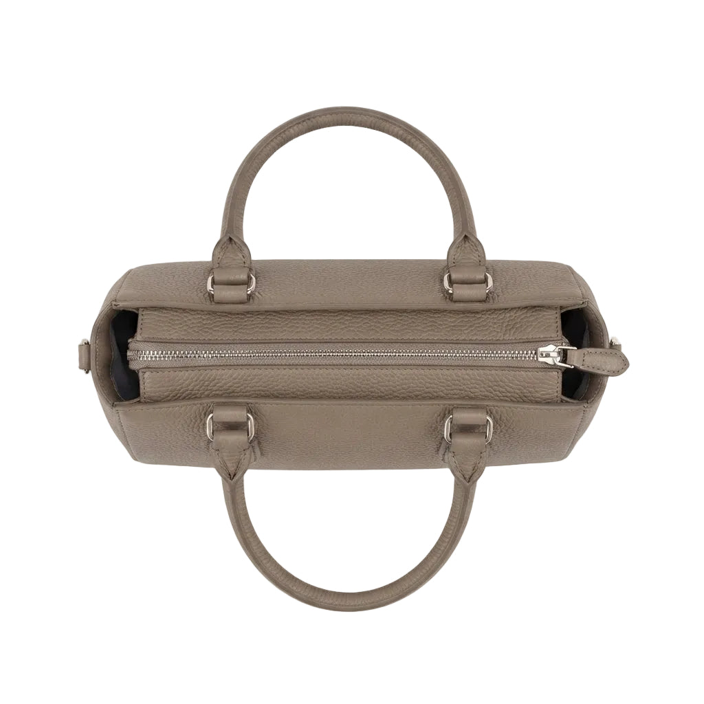 Classic Gray Elegant Satchel Bag - view 4