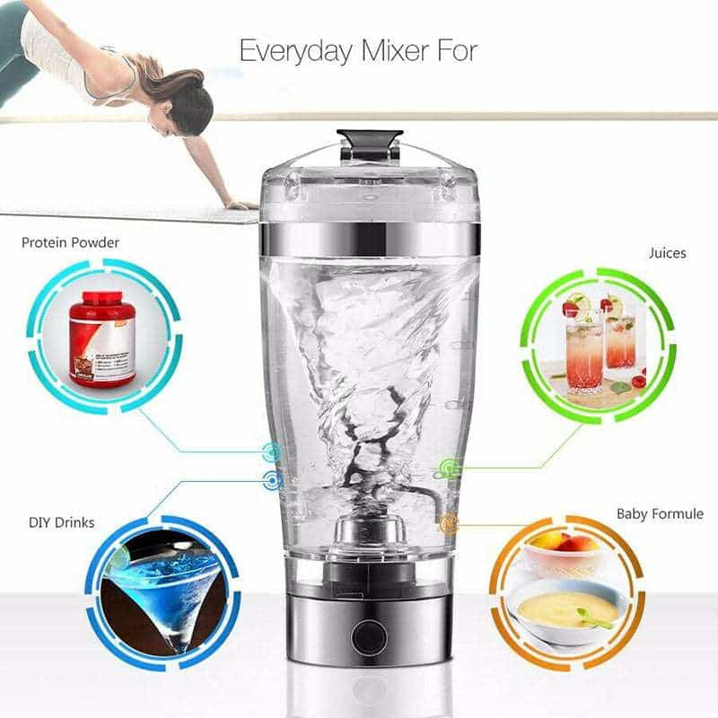 USB Electric Shake Bottle: Protein Blender for Sports