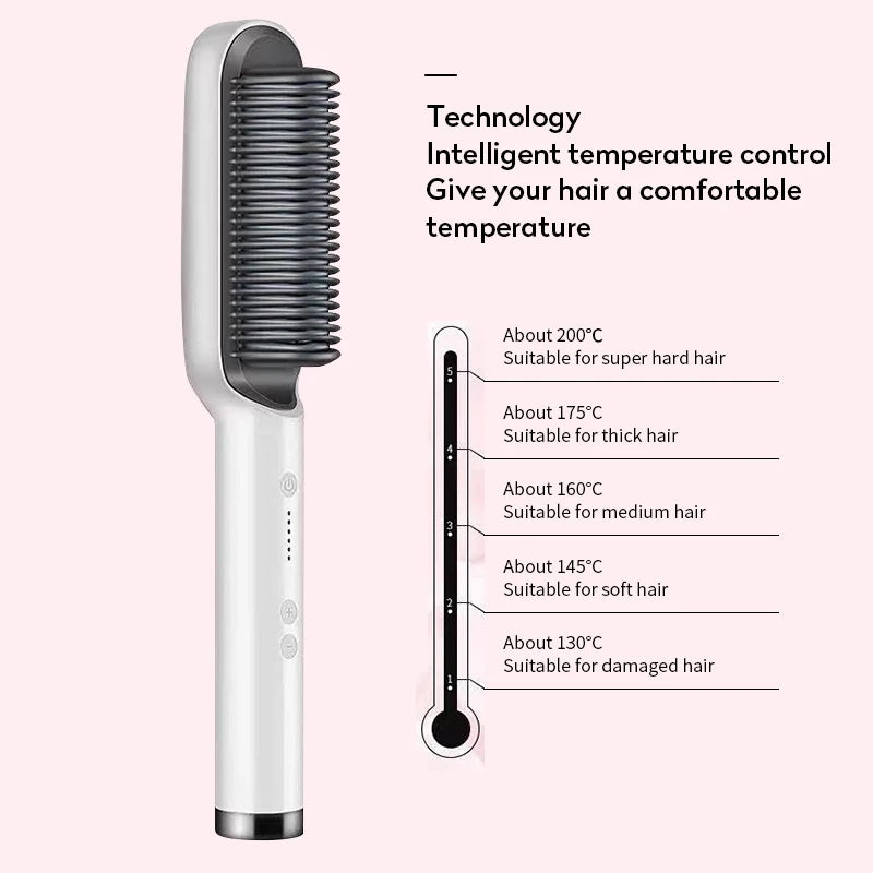 hair straightening brush