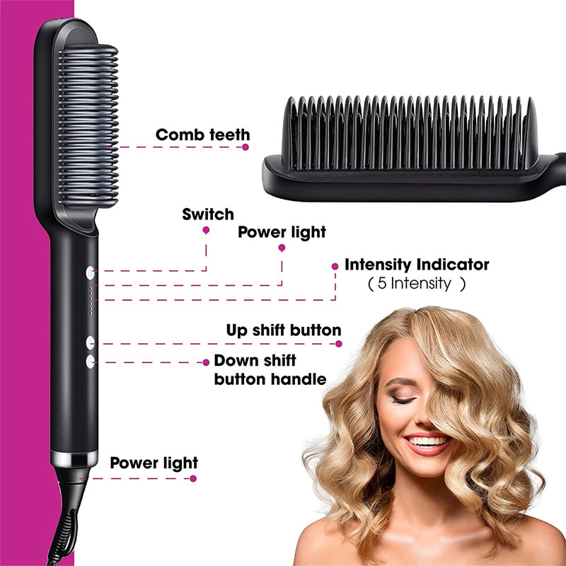 hair straightening brush