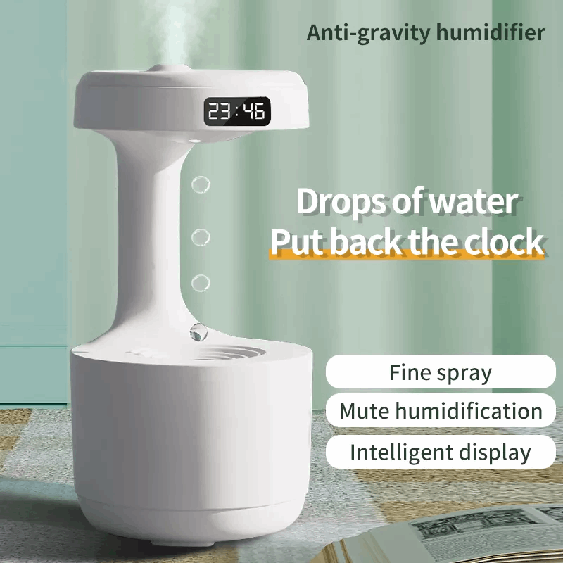 Anti-gravity Humidifier Water Droplet Backflow Aromatherapy Machine Large Capacity Office Bedroom Silent Large Fog Volume Spray