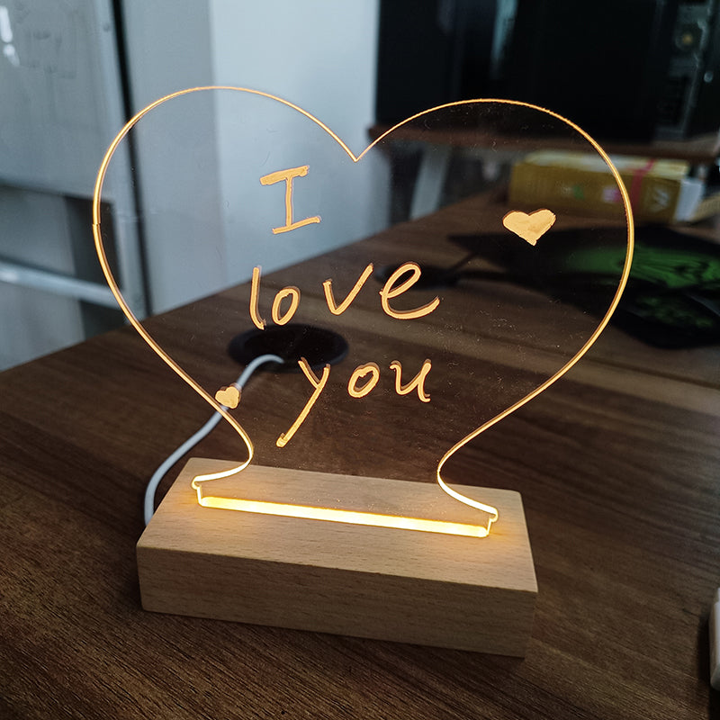 Creative LED Message Board Night Light - Perfect Gift!