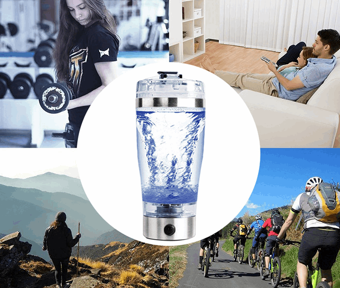 USB Electric Shake Bottle: Protein Blender for Sports